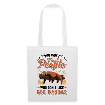 Red Panda Gift Cat Bear - Tote Bag - white - Front