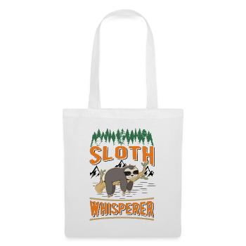 Faultier Flüsterer Sloth Whisperer - Tote Bag - white - Front