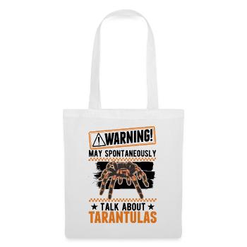 Warning Tarantula owner Tarantula - Tote Bag - white - Front