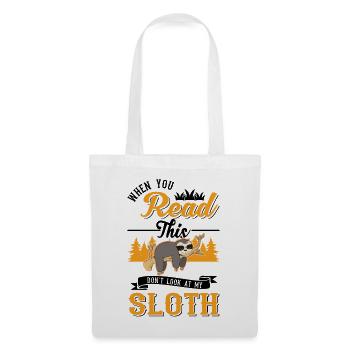 Sloth Gift Sloth - Tote Bag - white - Front