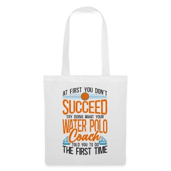 Water Polo Vintage If At First You - Stoffbeutel - Weiß - Vorne