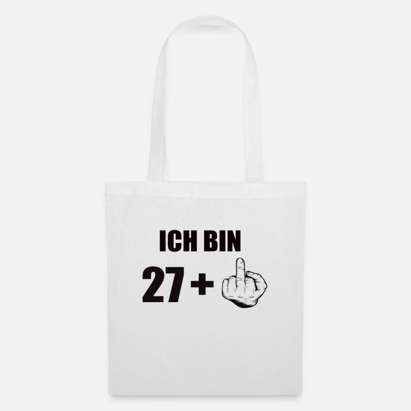 28 Geburtstag - Stoffbeutel - Weiß