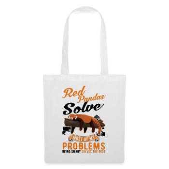 Red Panda Gift Cat Bear - Tote Bag - white - Front
