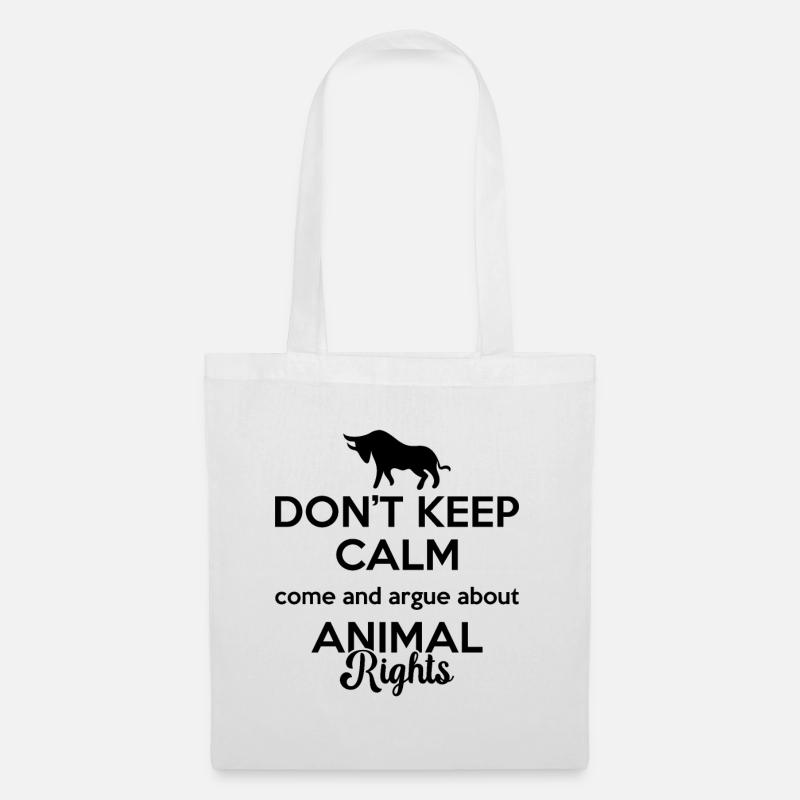 Don't Keep Calm Animal Welfare Adopt Animal Worker - Stoffbeutel - Weiß