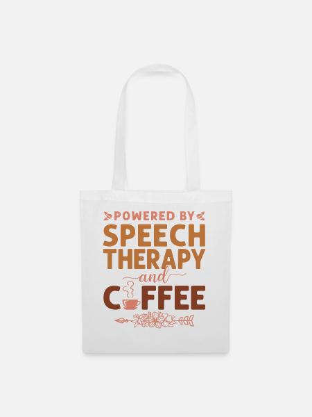 Speech Therapist Therapy Assistant - Stoffbeutel - Weiß