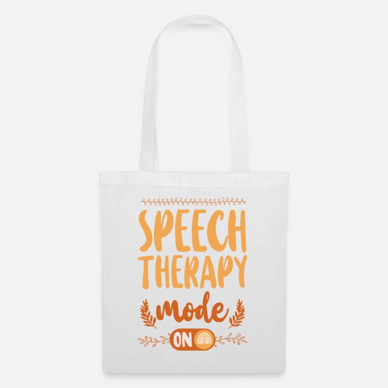 Speech Therapist Therapy Assistant - Stoffbeutel - Weiß