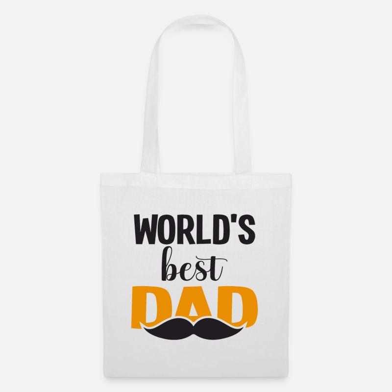 World's Best Dad - Stoffbeutel - Weiß