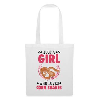 Corn Snake Girl Corn Snake - Sac en tissu - blanc - Devant