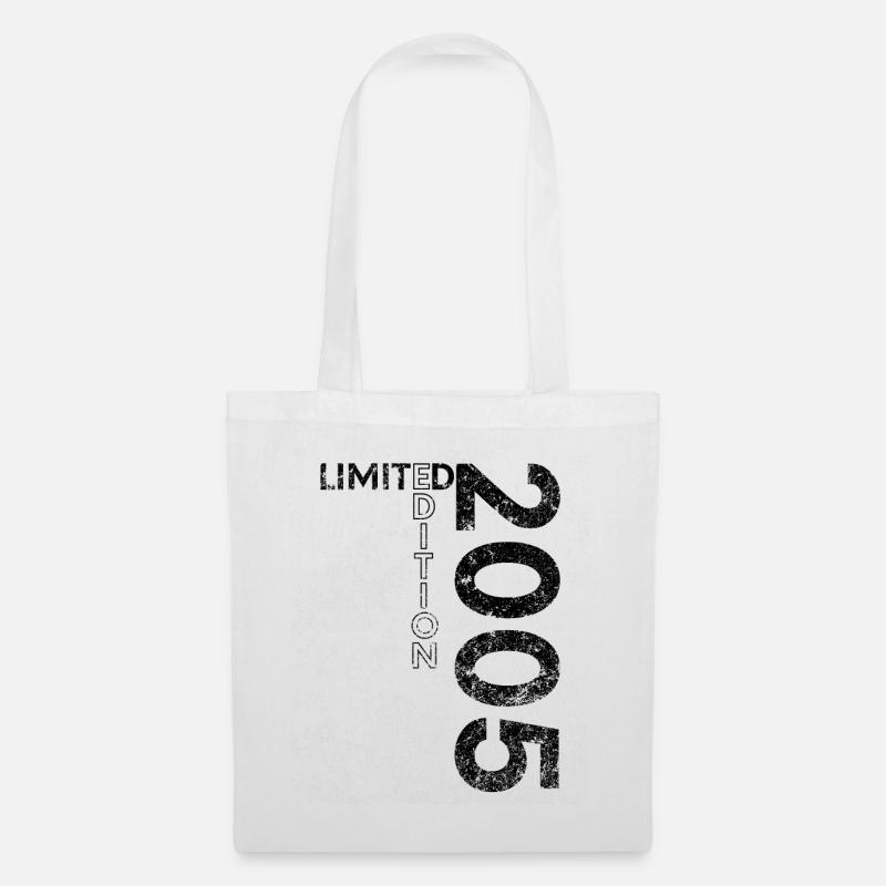 Limited Edition 2005 18. Geburtstag Geschenk - Stoffbeutel - Weiß