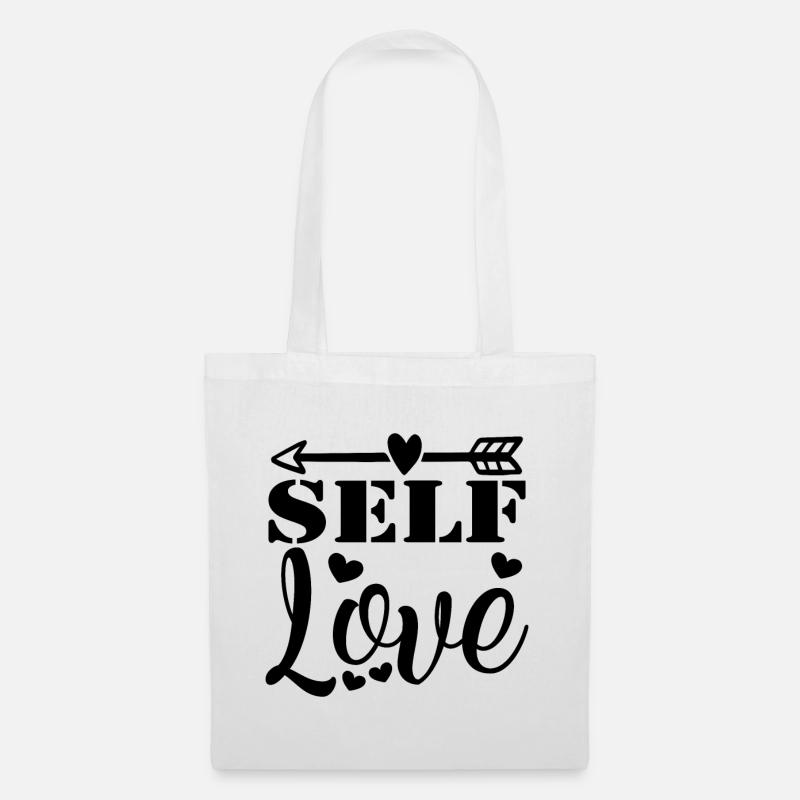 Self Love - Stoffbeutel - Weiß