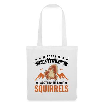 Squirrel Gift Grey Squirrel - Tote Bag - white - Front