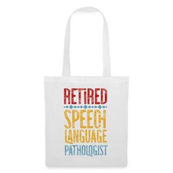 Speech Therapist Therapy Assistant - Stoffbeutel - Weiß - Vorne
