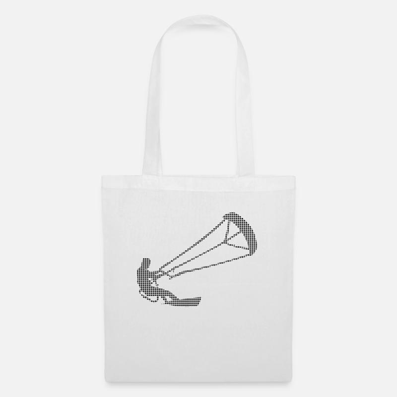 kite surfen - Stoffbeutel - Weiß