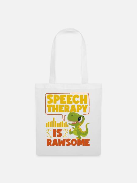 Speech Therapist Therapy Assistant - Stoffbeutel - Weiß
