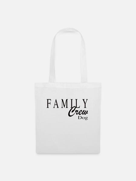 Family Crew Dog - Stoffbeutel - Weiß