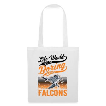 Falconer Gift Falconry Kestrel - Tote Bag - white - Front