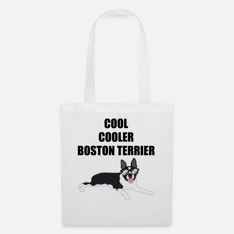 Cooler Boston Terrier Spruch Hund Geschenk - Stoffbeutel - Weiß