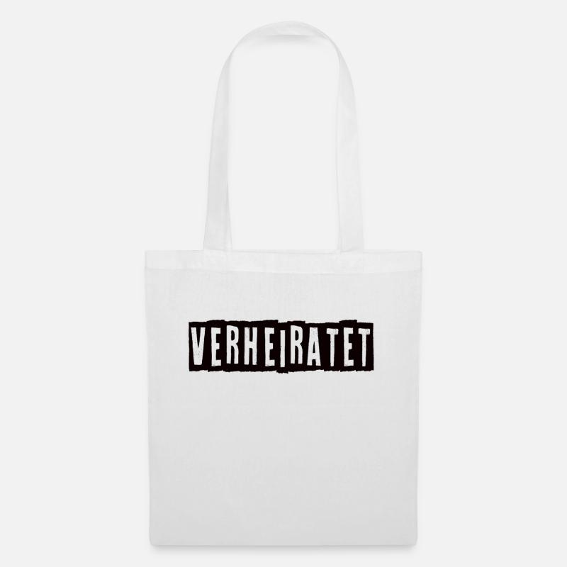 Verheiratet - Stoffbeutel - Weiß
