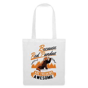 Red Panda Cadeau Panda Rouge - Sac en tissu - blanc - Devant