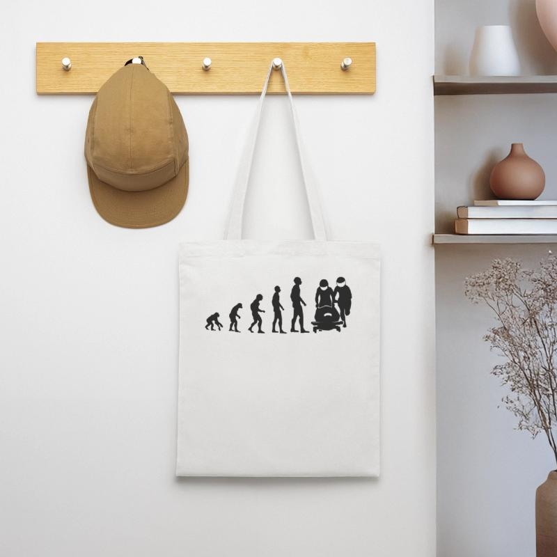Bobsleigh Evolution Bobsleighing Bobsleigh Cadeau Sac en tissu