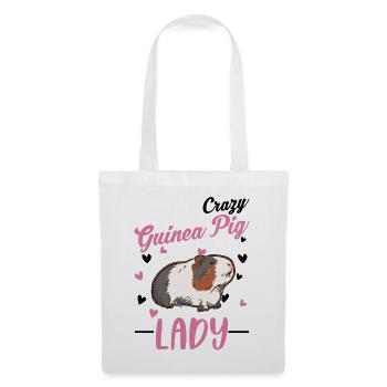 Cochon d’Inde Mme Cochon d’Inde - Sac en tissu - blanc - Devant