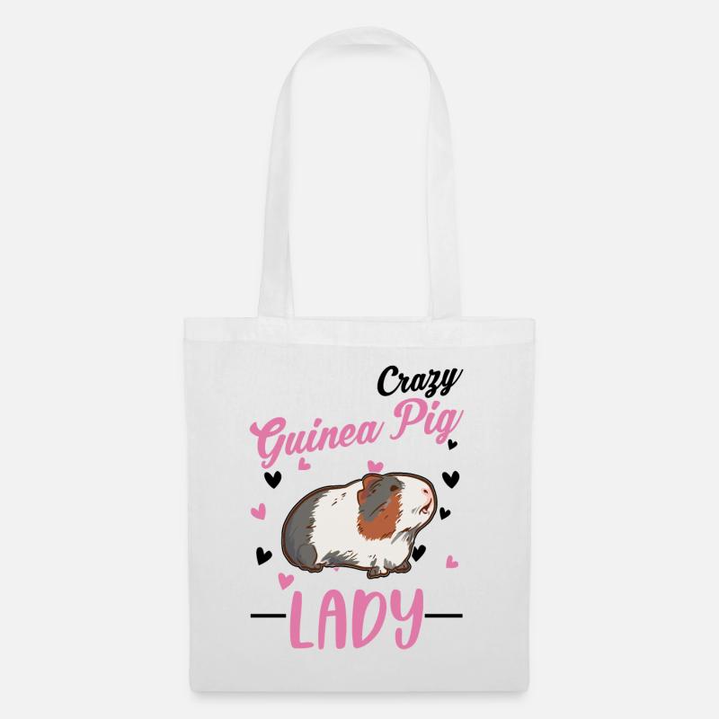 Cochon d’Inde Mme Cochon d’Inde - Sac en tissu - blanc