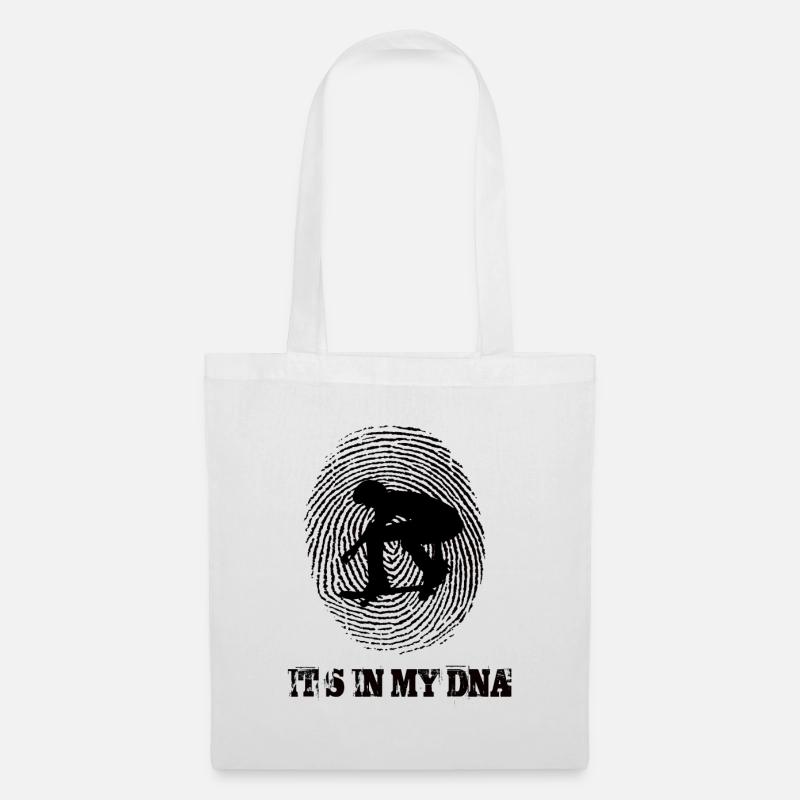 Le skateboard est dans mon ADN - Sac en tissu - blanc