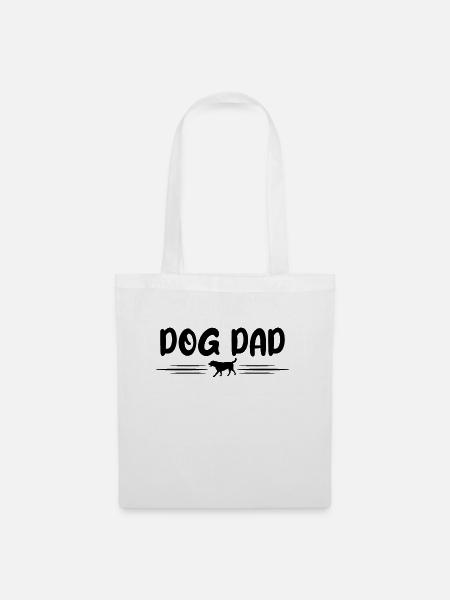 Hunde Papa - Stoffbeutel - Weiß
