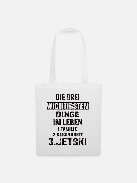 Jetski - Stoffbeutel - Weiß
