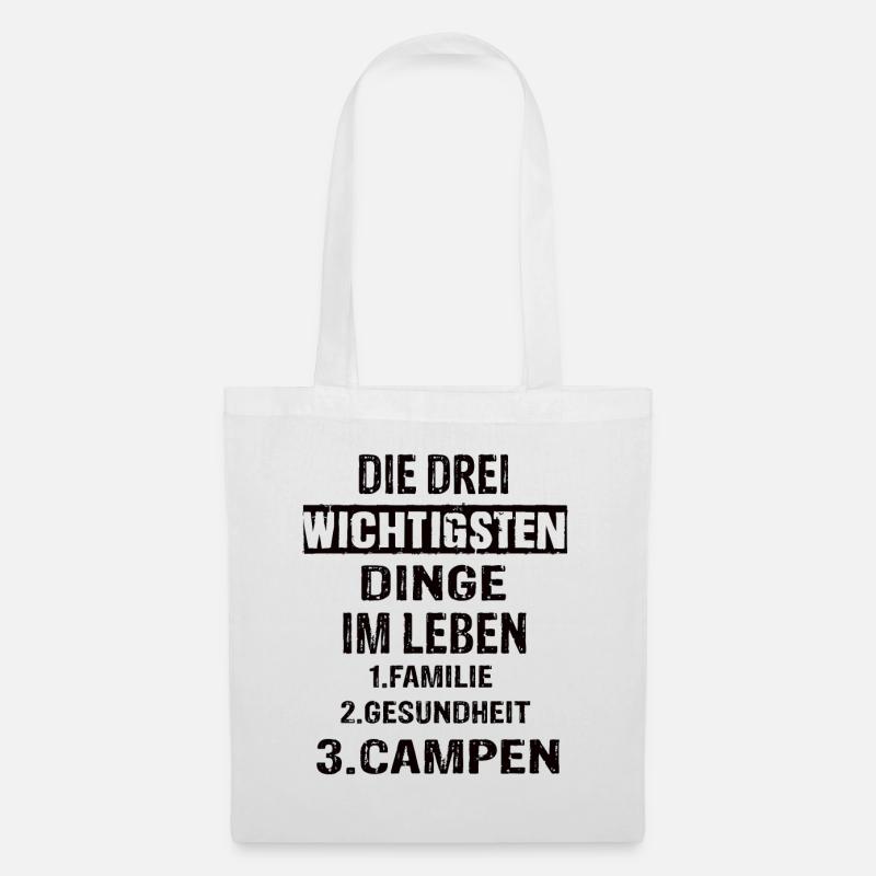 Campen - Stoffbeutel - Weiß