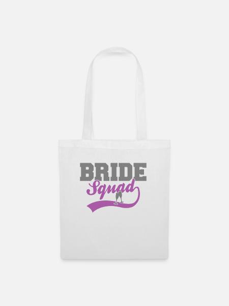Bride Squad - Stoffbeutel - Weiß