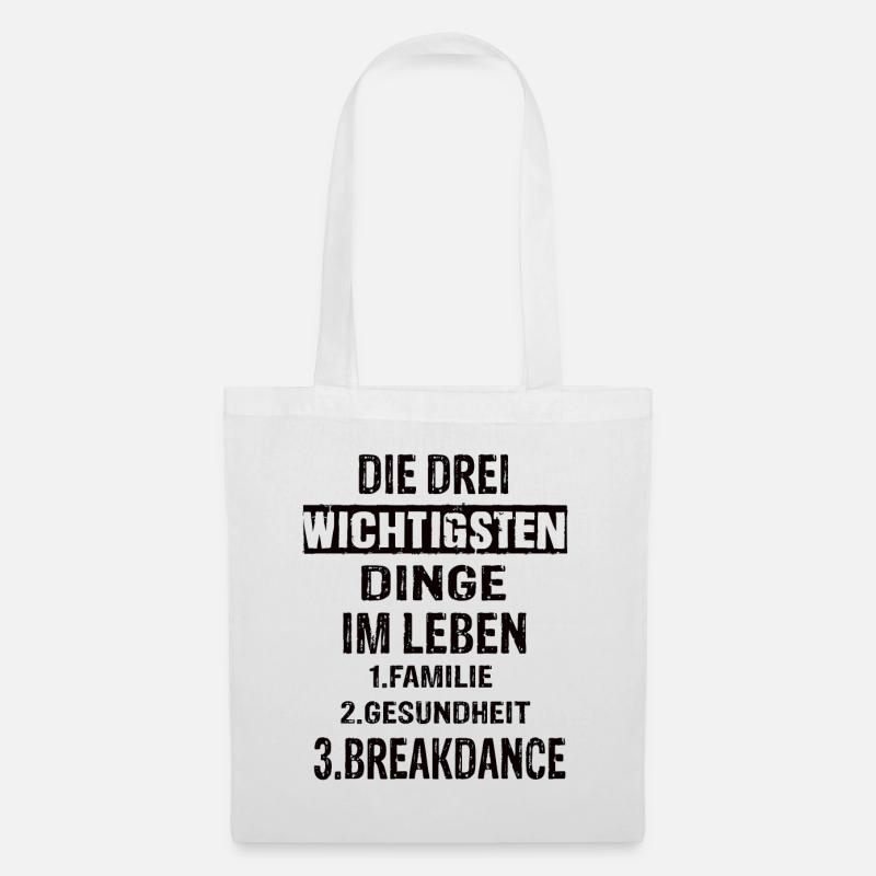 Breakdance - Stoffbeutel - Weiß