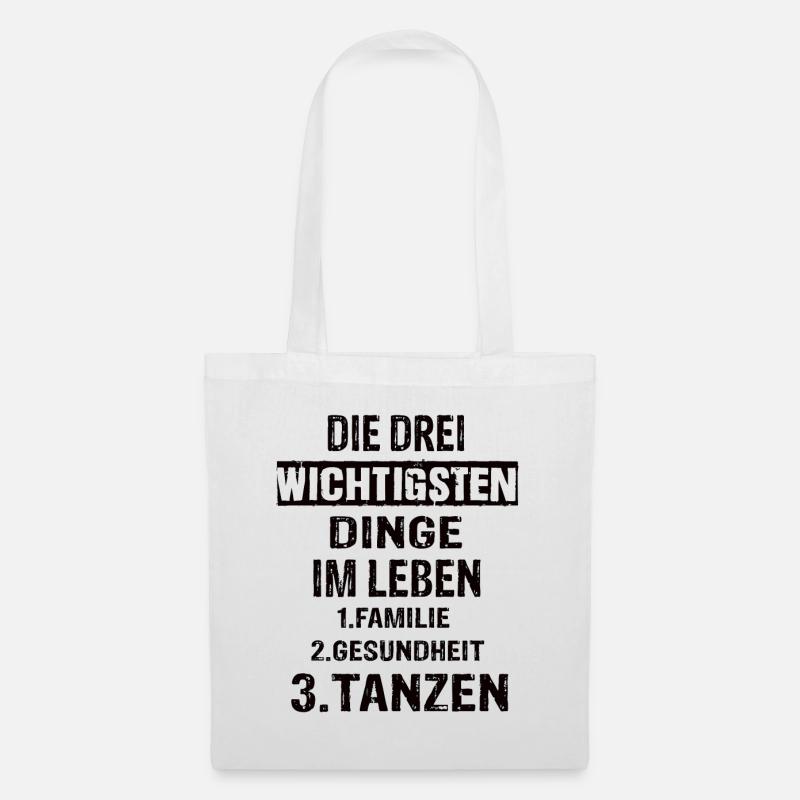 Tanzen - Stoffbeutel - Weiß