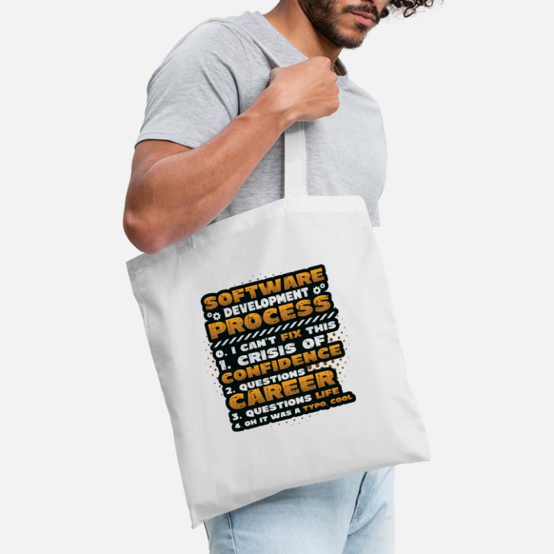 Software Development Process, Programming Tote Bag