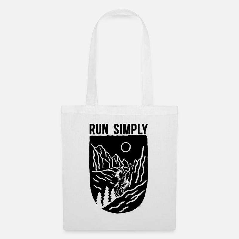 Run Simply Marathoner Ultra Running Trail Runner - Stoffbeutel - Weiß