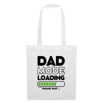 Vatertag - Loading Soon Dad - Stoffbeutel - Weiß - Vorne