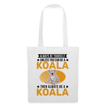 Always be yourself Koala - Tote Bag - white - Front