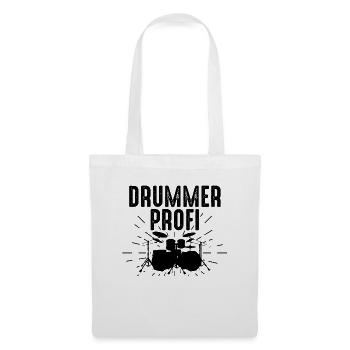 Drummer Profi Drum Player - Drummer Musician Drumm - Tote Bag - white - Front