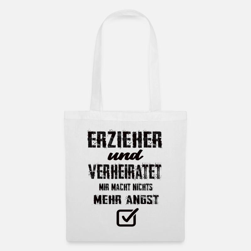 Erzieher - Stoffbeutel - Weiß