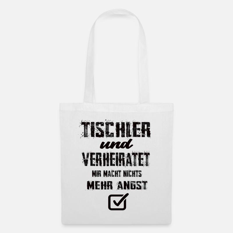 Tischler - Stoffbeutel - Weiß