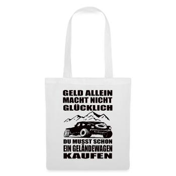 Geländewagen - Stoffbeutel - Weiß - Vorne