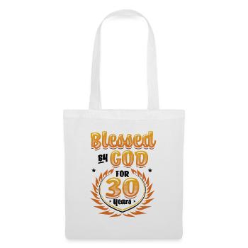 Religious by God for 30 years - Tote Bag - white - Front