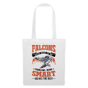 Falke Falkner Kestrel Falconry Falkner - Tote Bag - white - Front