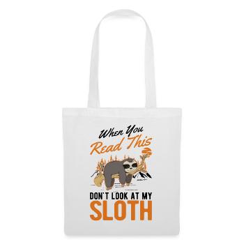 Sloth Gift Sloth - Tote Bag - white - Front