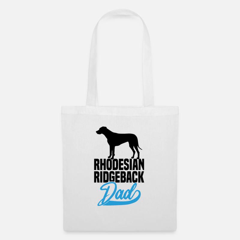 Rhodesian Ridgeback Dad - Stoffbeutel - Weiß