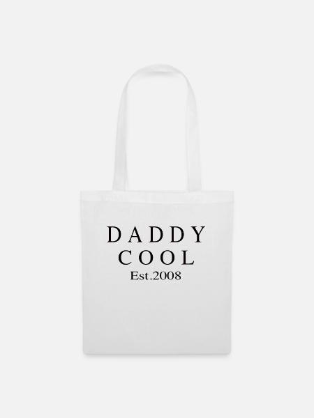 Daddy Cool est 2008 - Stoffbeutel - Weiß