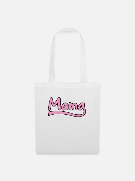 Mama Schriftzug - Stoffbeutel - Weiß