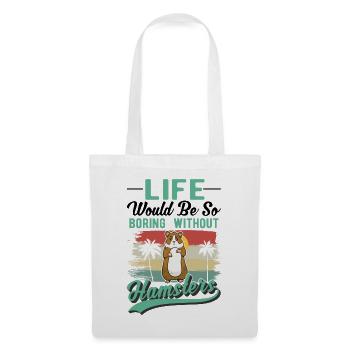 Hamster Owner Golden Hamster Hamster - Tote Bag - white - Front