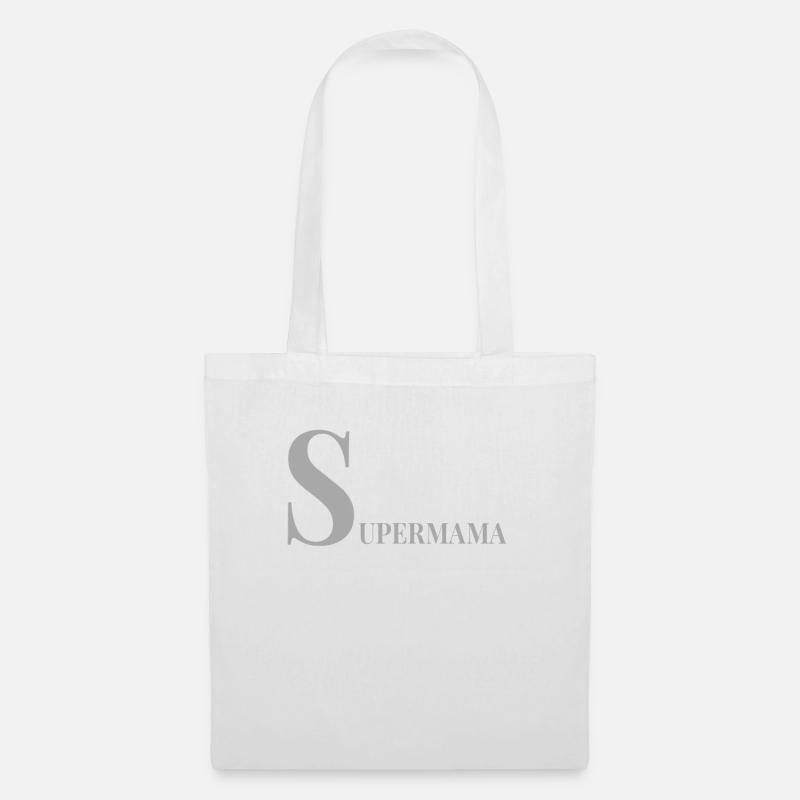 Supermama - Stoffbeutel - Weiß