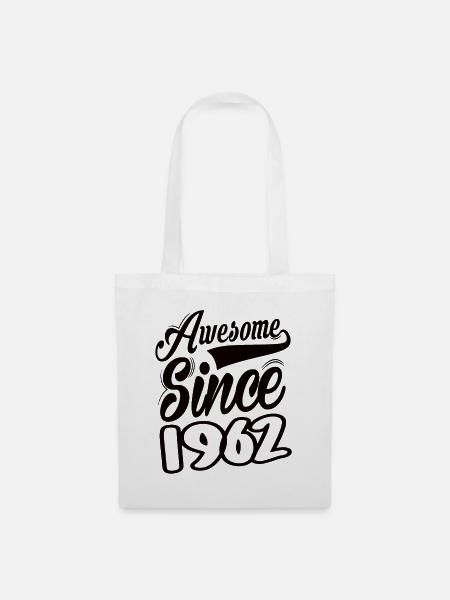 Awesome Since 1962 - Stoffbeutel - Weiß